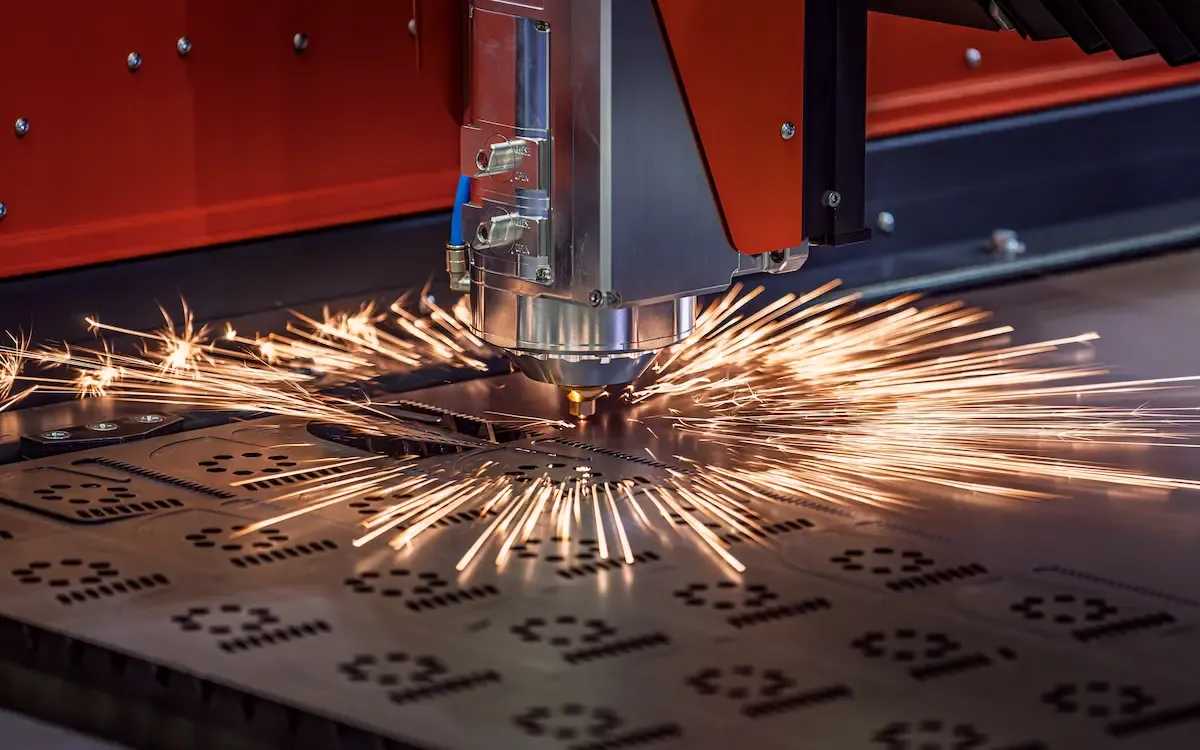 laser drawings on sheet metal