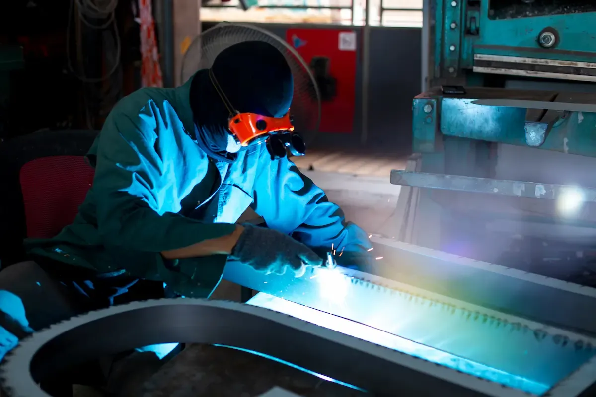 weld galvanized sheet metal